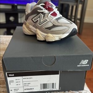 New Balance Kids Shoes - Grey and Red